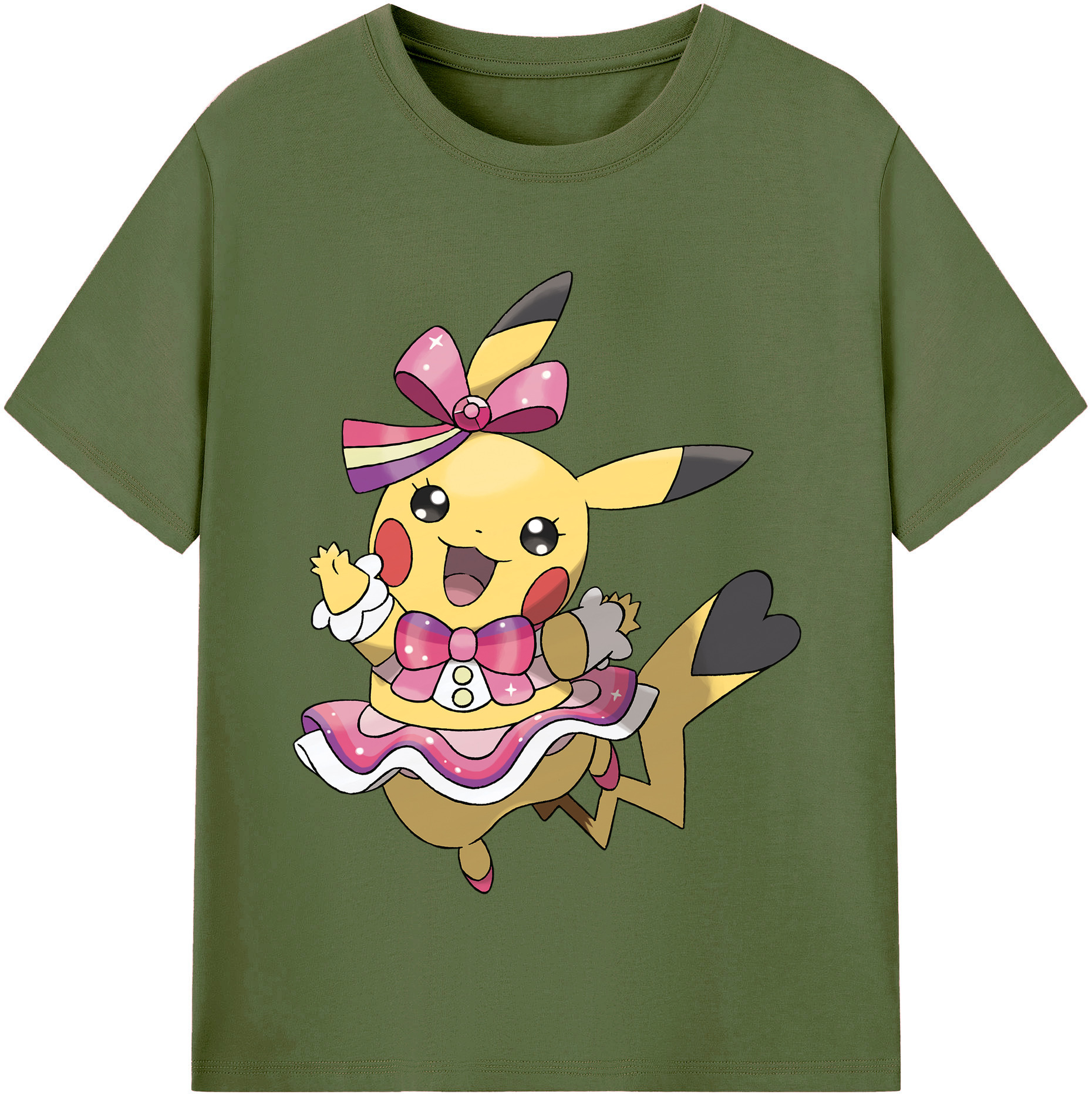 （画像用） ポケットモンスター Pokémon 綿100％半袖Tシャツ（フロントプリント）